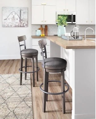 D388-230 Caitbrook Tall UPH Swivel Barstool