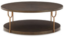Brazburn Coffee Table with End Table