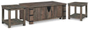 Hollum Coffee Table with 2 End Tables