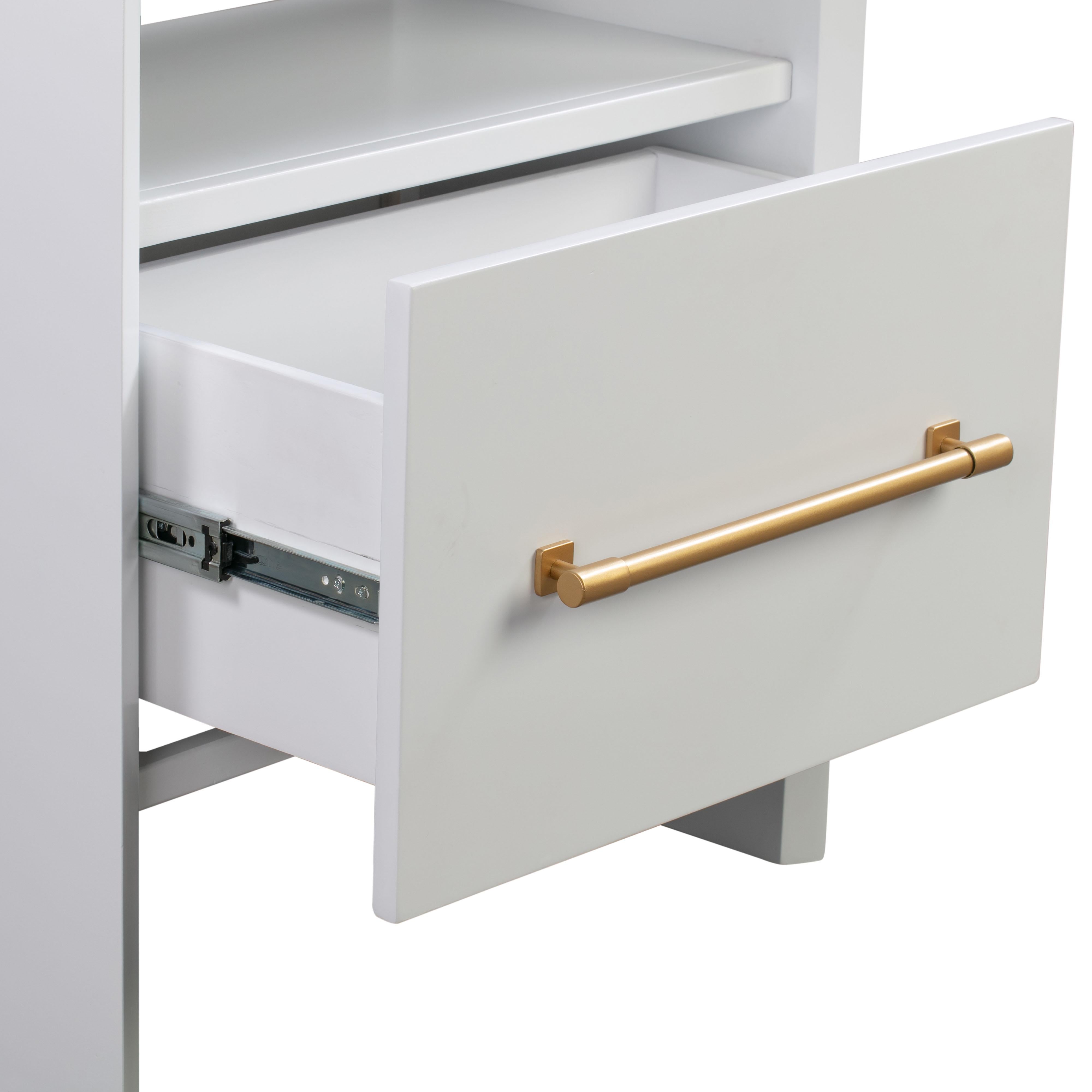 Libre White Nightstand - UK