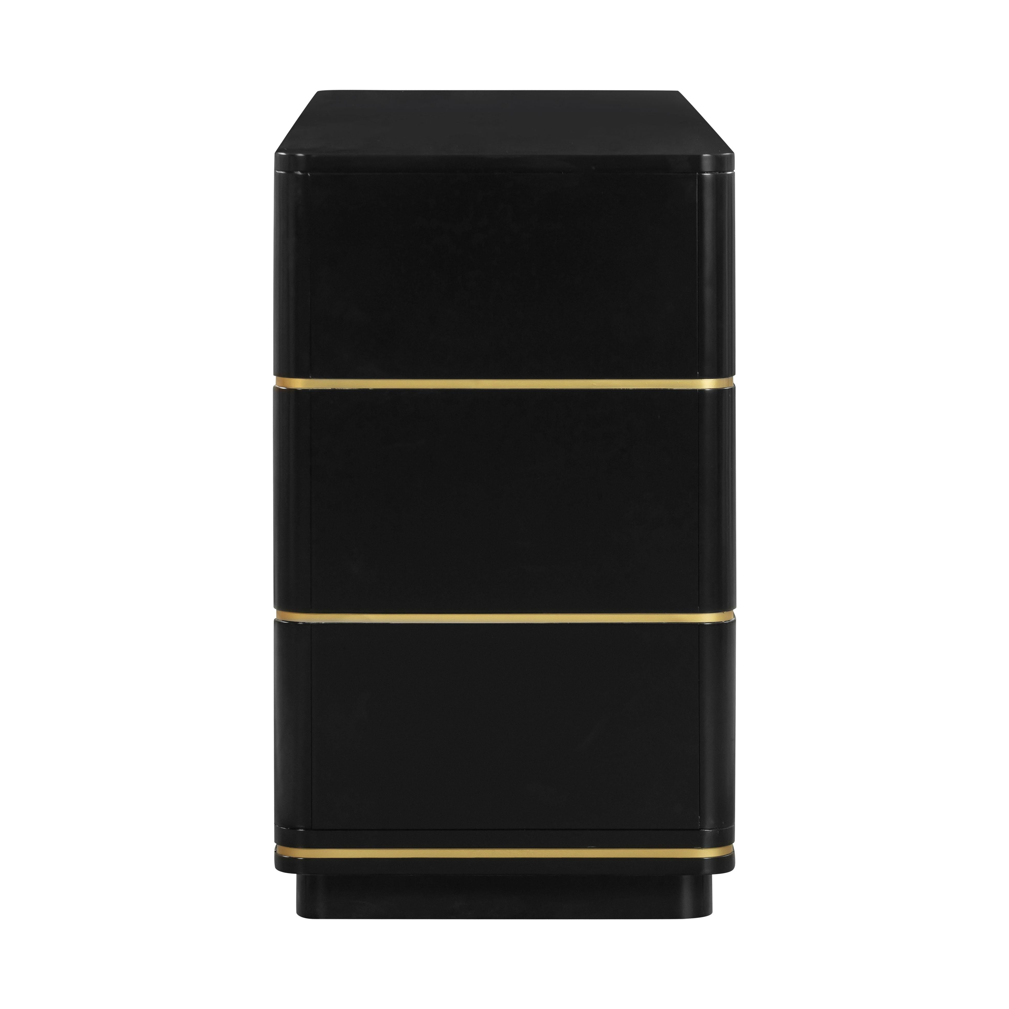 Julieta Black 6 Drawer Dresser