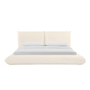 Romp Cream 100% Recycled Linen King Bed