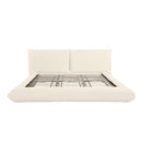 Romp Cream 100% Recycled Linen King Bed