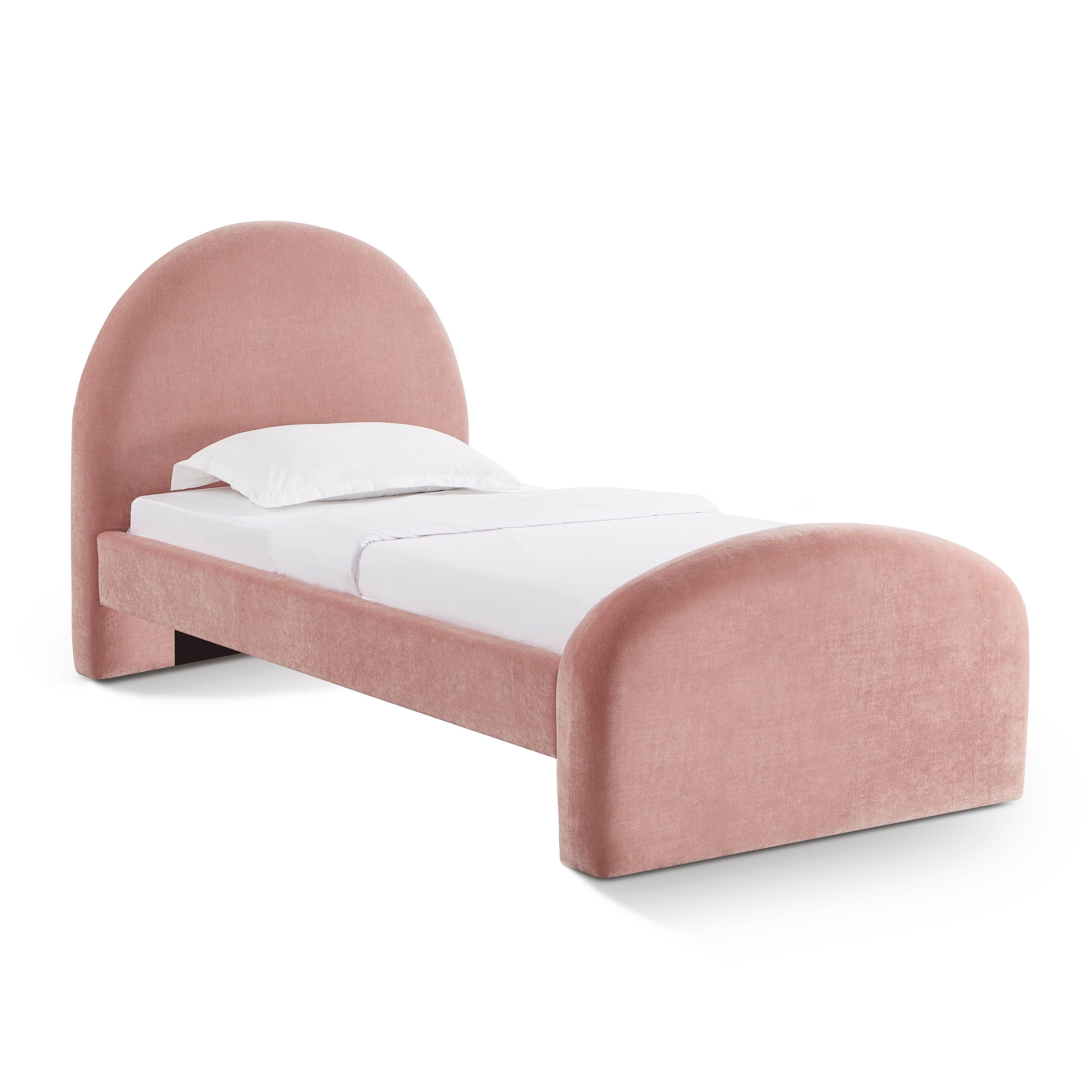 Moon Rose Upcycled Chenille Twin Bed