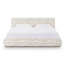 Isla Cream Jacquard Pattern King Bed