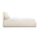 Murielle Cream Heavy Knubby Boucle Queen Bed
