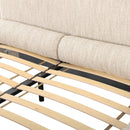 Murielle Cream Heavy Knubby Boucle Queen Bed