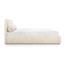 Murielle Cream Heavy Knubby Boucle King Bed