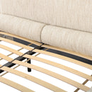 Murielle Cream Heavy Knubby Boucle King Bed