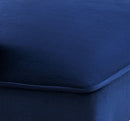 Tiffany Navy Velvet Counter Stool