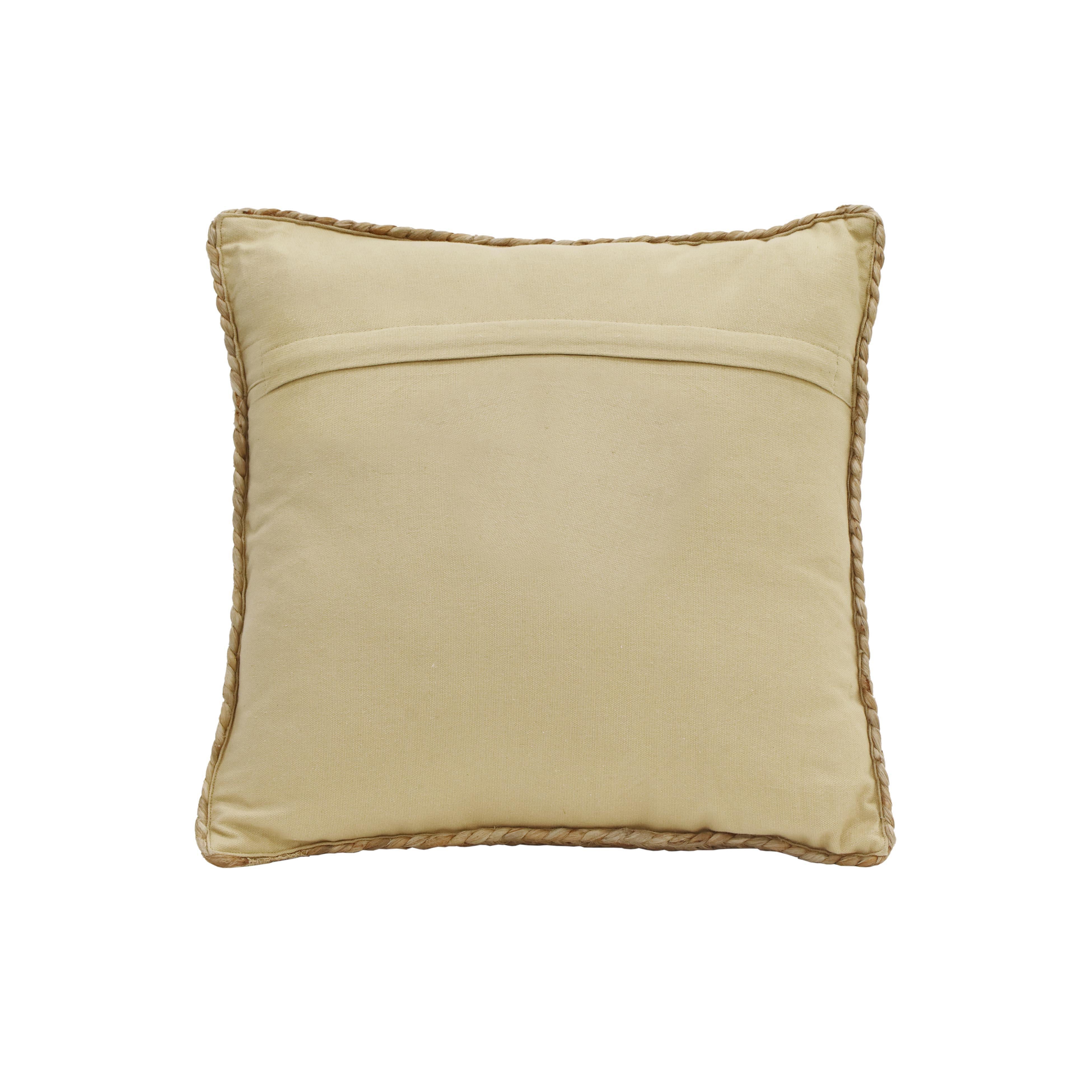 Blank Mind Black Square Accent Pillow