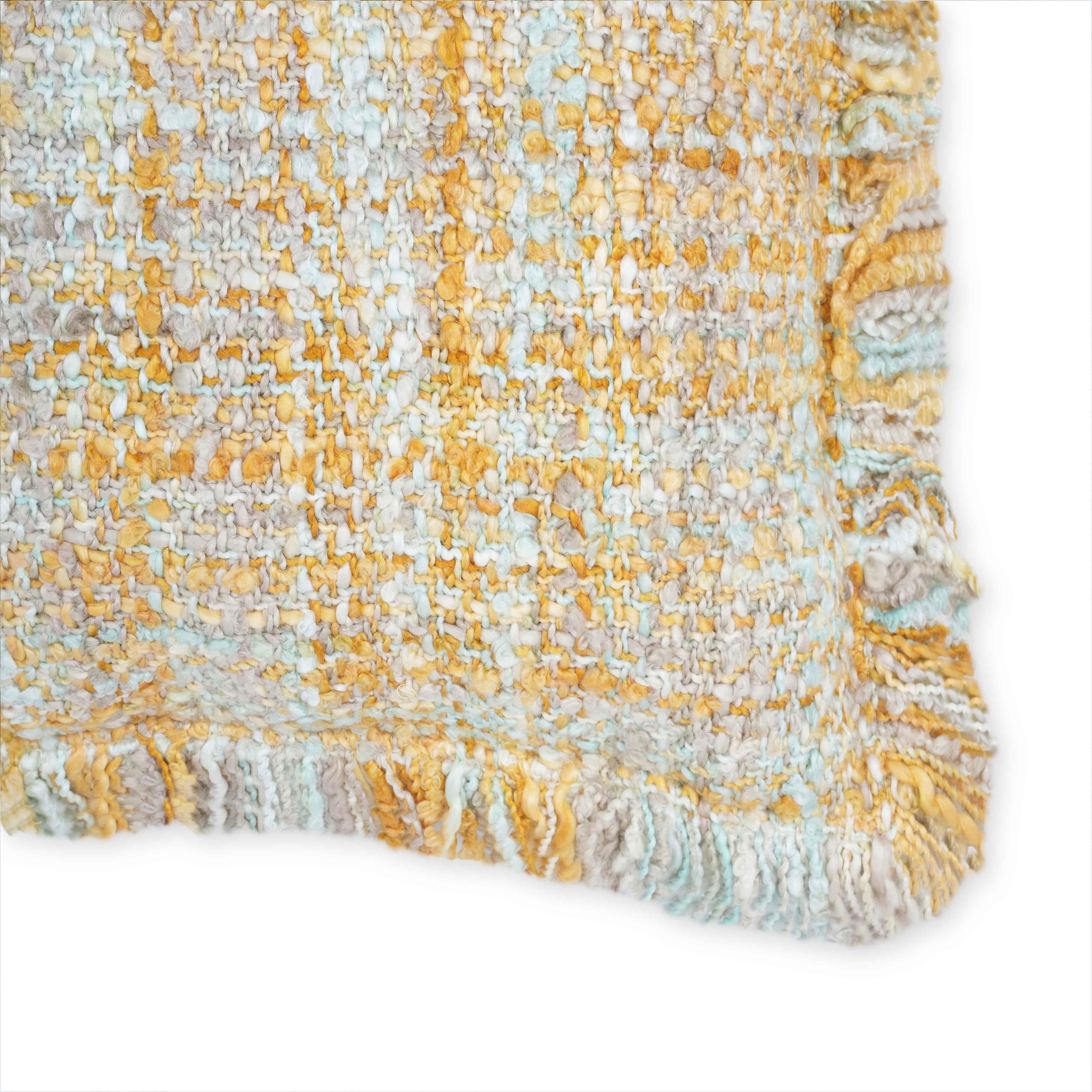 Frazzle Haystack Yellow Cushion