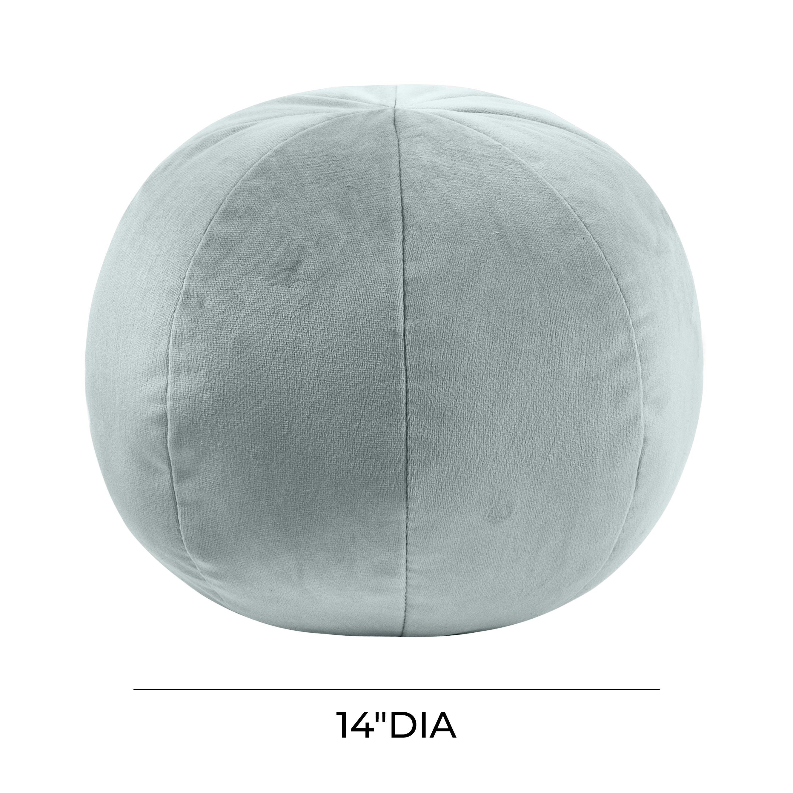 Boba 14 Inch Sea Blue Velvet Pillow