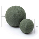 Boba Forest Green Textured Basketweave 9" Pillow