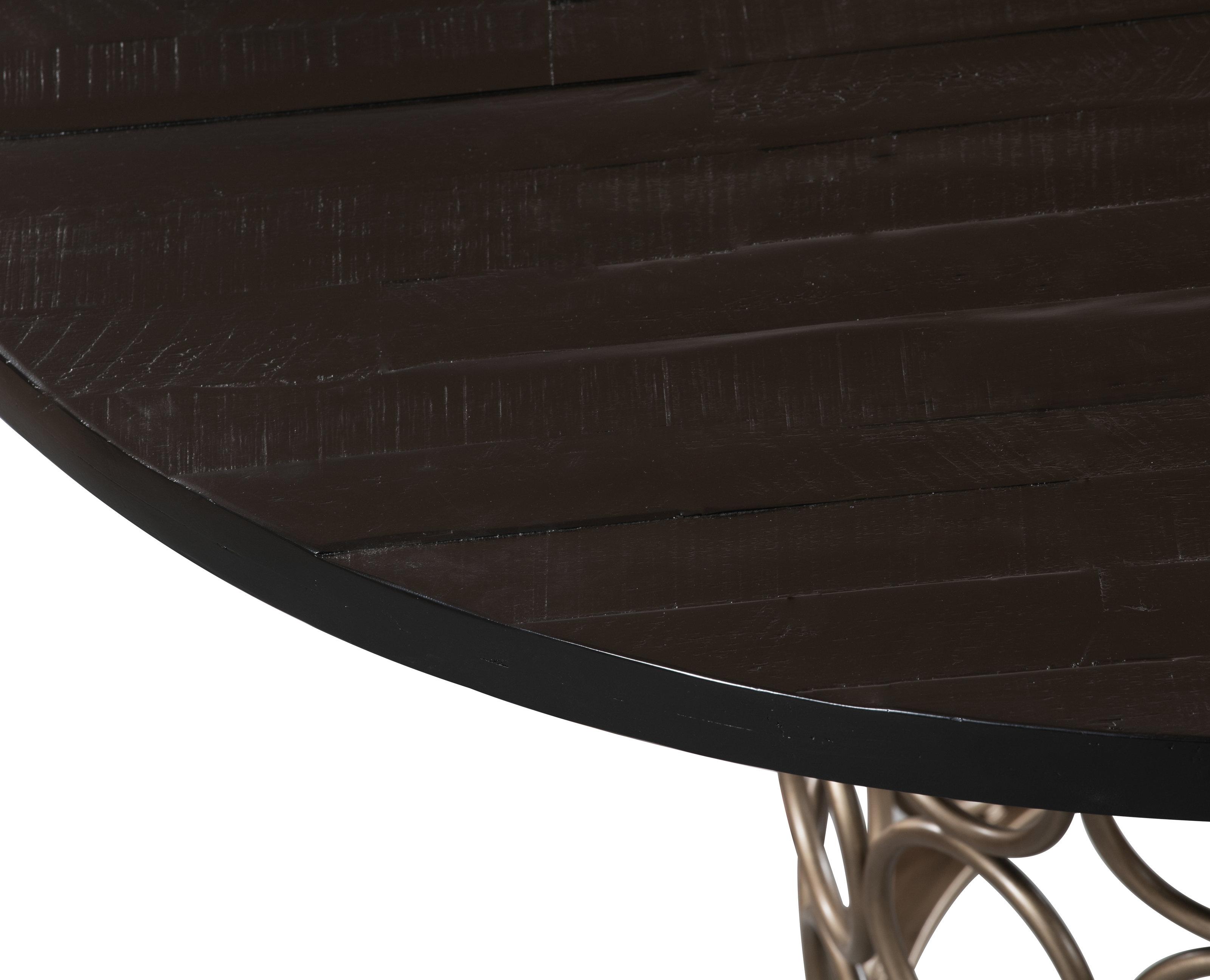 Valentina Brass Round Dining Table - UK