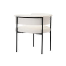 Taylor Cream Performance Linen Dining Chair