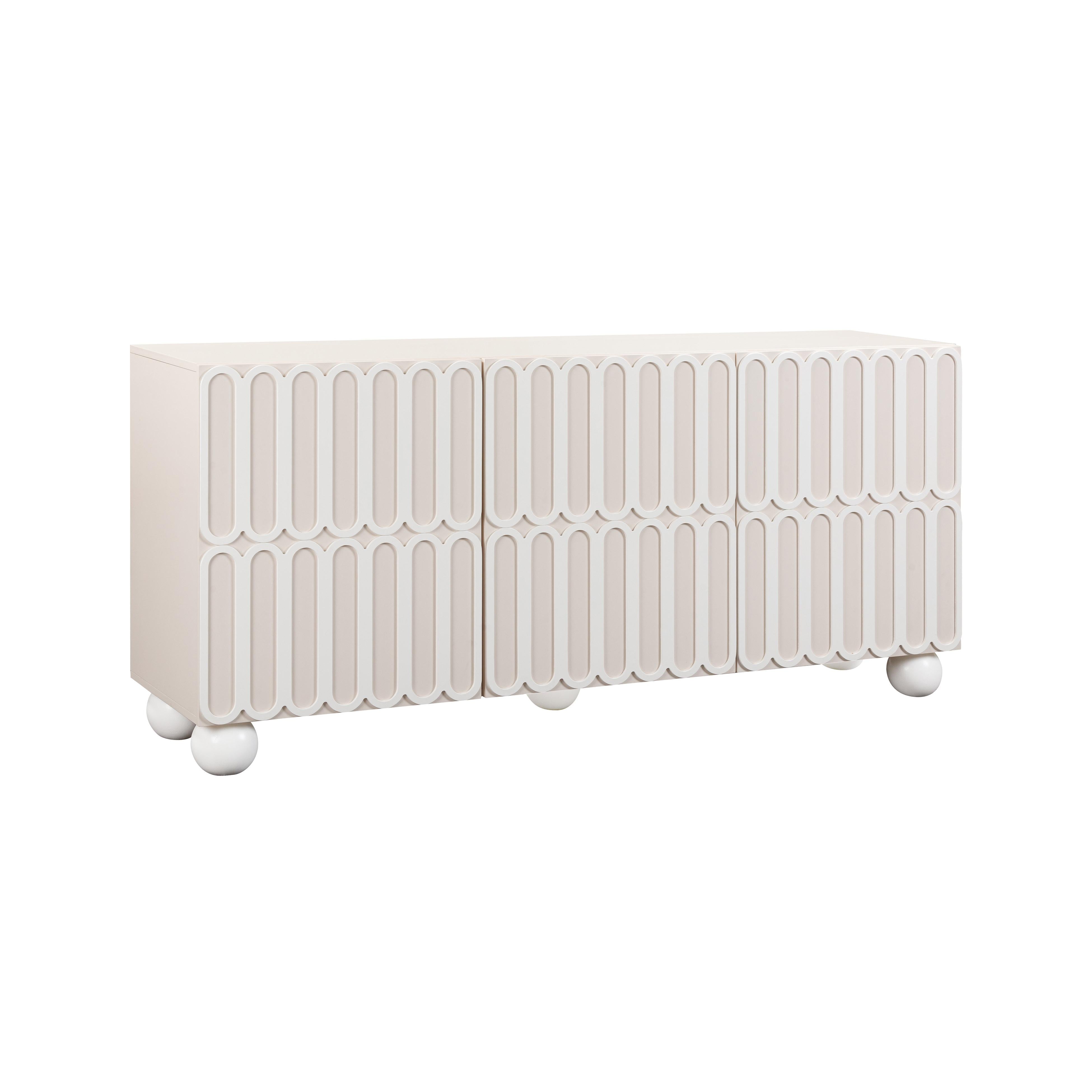 Tori Motif Taupe Buffet - UK
