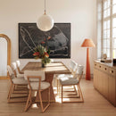 Bobbie Cream Performance Upcycled Fabric Dining Chair