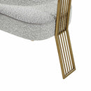 Corralis Speckled Grey Boucle Dining Chair - UK