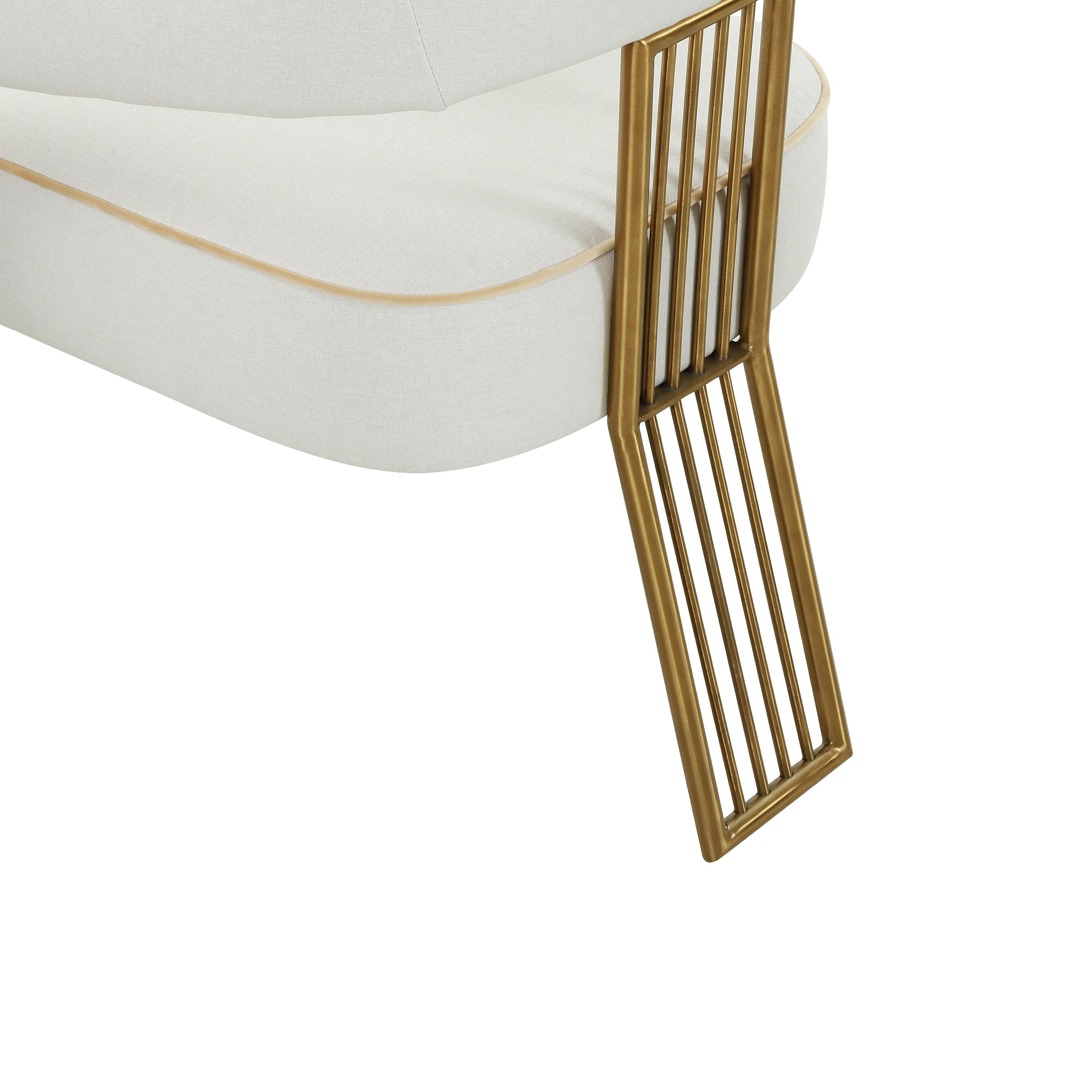 Corralis Cream Performance Linen Dining Chair - UK