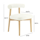 Spara Cream Boucle Side Chair - UK