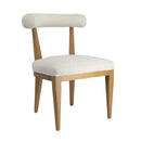 Palla Cream Boucle Dining Chair - UK