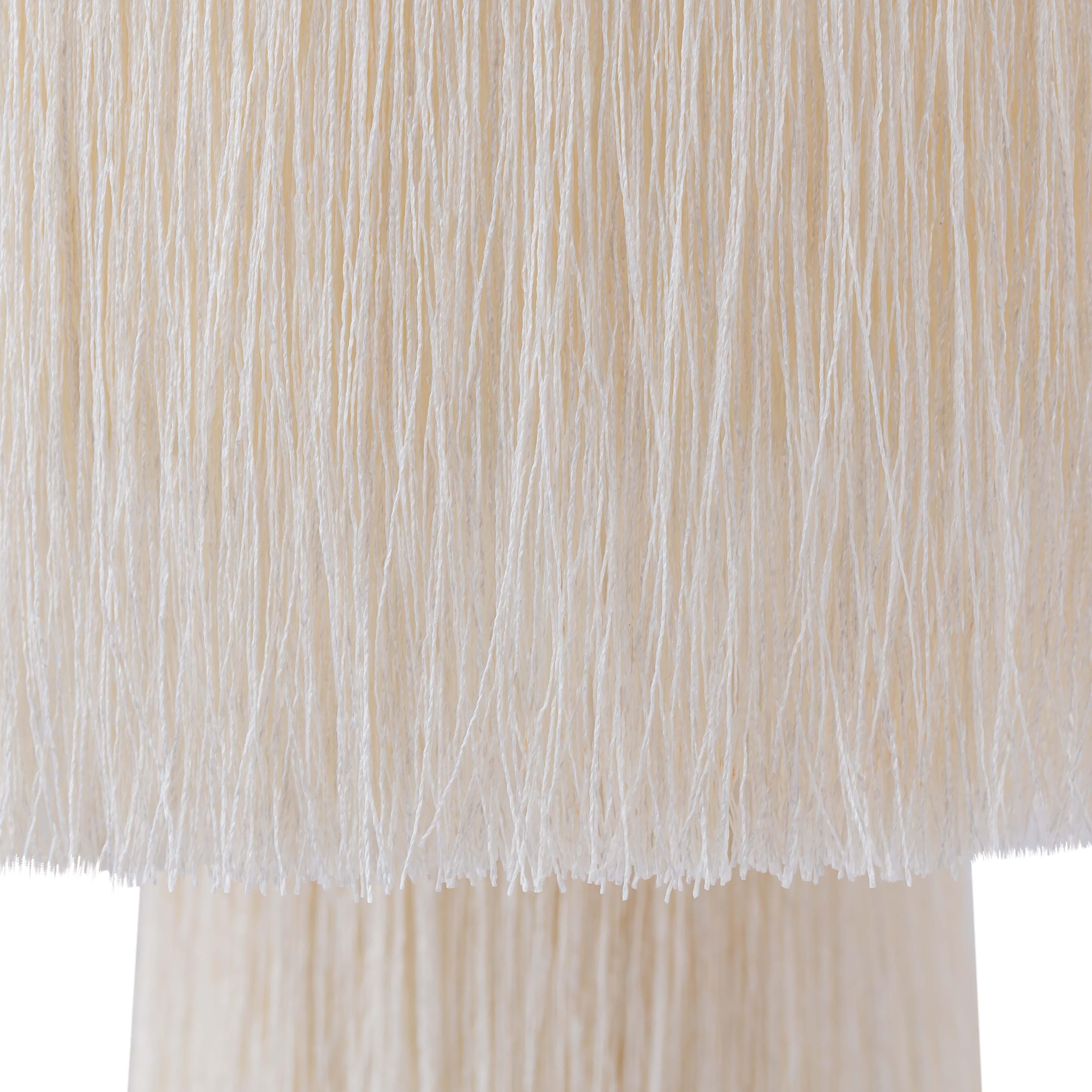 Atolla Cream Tassel Table Lamp - UK