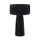 Shelby Raffia Black Table Lamp