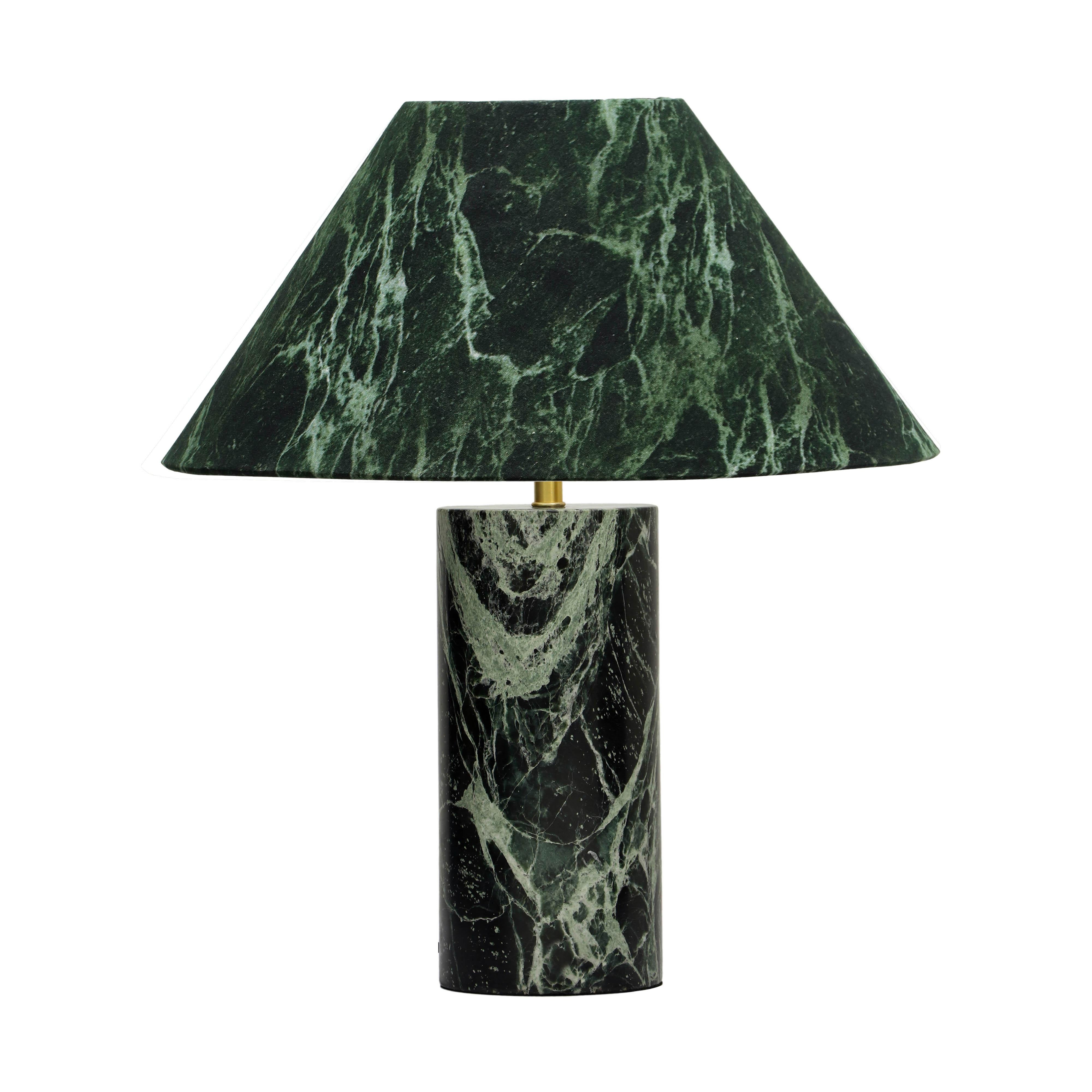 Mable Spider Green Marble Table Lamp