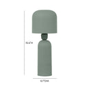Shroom Green Metal Table Lamp