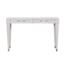 Brandyss White Burl Work Desk