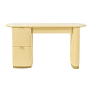 Francesca Yellow Peach 3-Drawer Desk