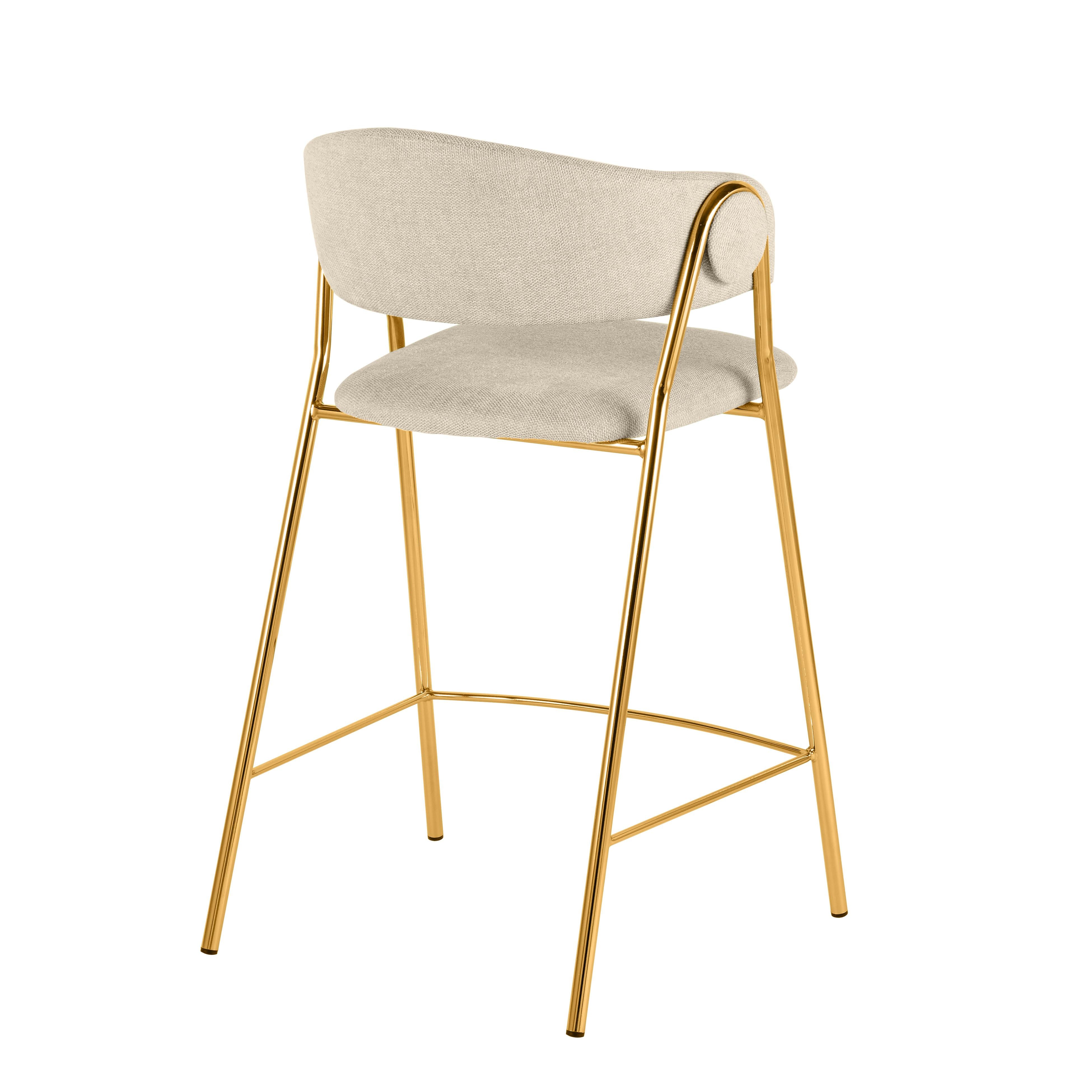 Lara Cream Counter Stool by Inspire Me! Home Decor - Set of 2