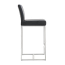 Denmark Black Stainless Steel Counter Stool - Set of 2 - UK