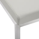 Parma Light Grey Stainless Steel Counter Stool - Set of 2 - UK