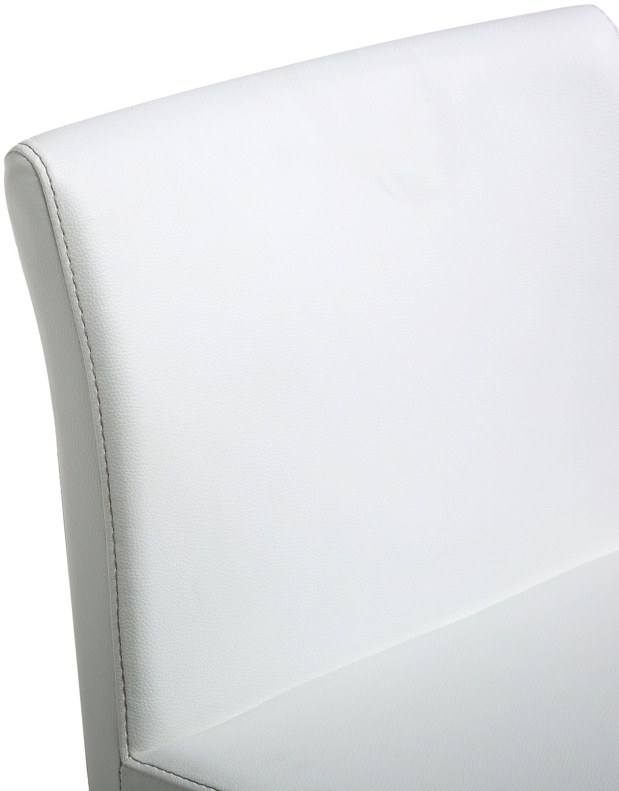 Denmark White Gold Steel Counter Stool - Set of 2 - UK