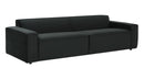 Olafur Black Velvet Sofa