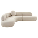 Broohah Beige Linen Sectional - UK