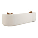 Fickle Cream Boucle 2-Piece Modular RAF Sofa - UK