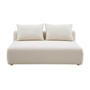 Hangover Cream Performance Linen Modular Loveseat