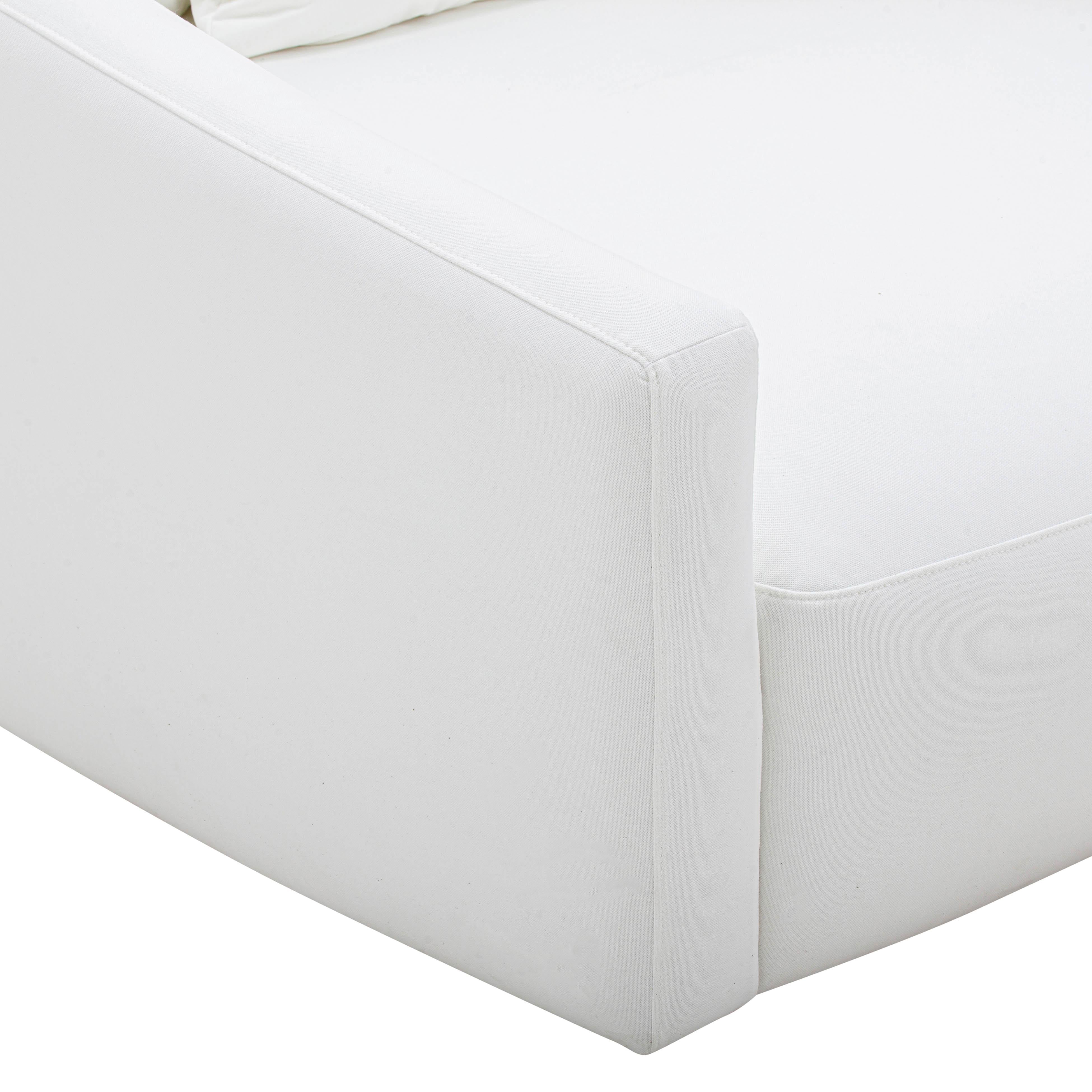 Hanim Cream Performance Fabric Daybed