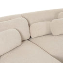 Misty Cream Boucle Sectional - LAF