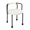 Pansy Cream Outdoor Dining Chair
