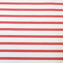 Saint Tropez Pearl and Red Striped Stuffed Outdoor Armchair