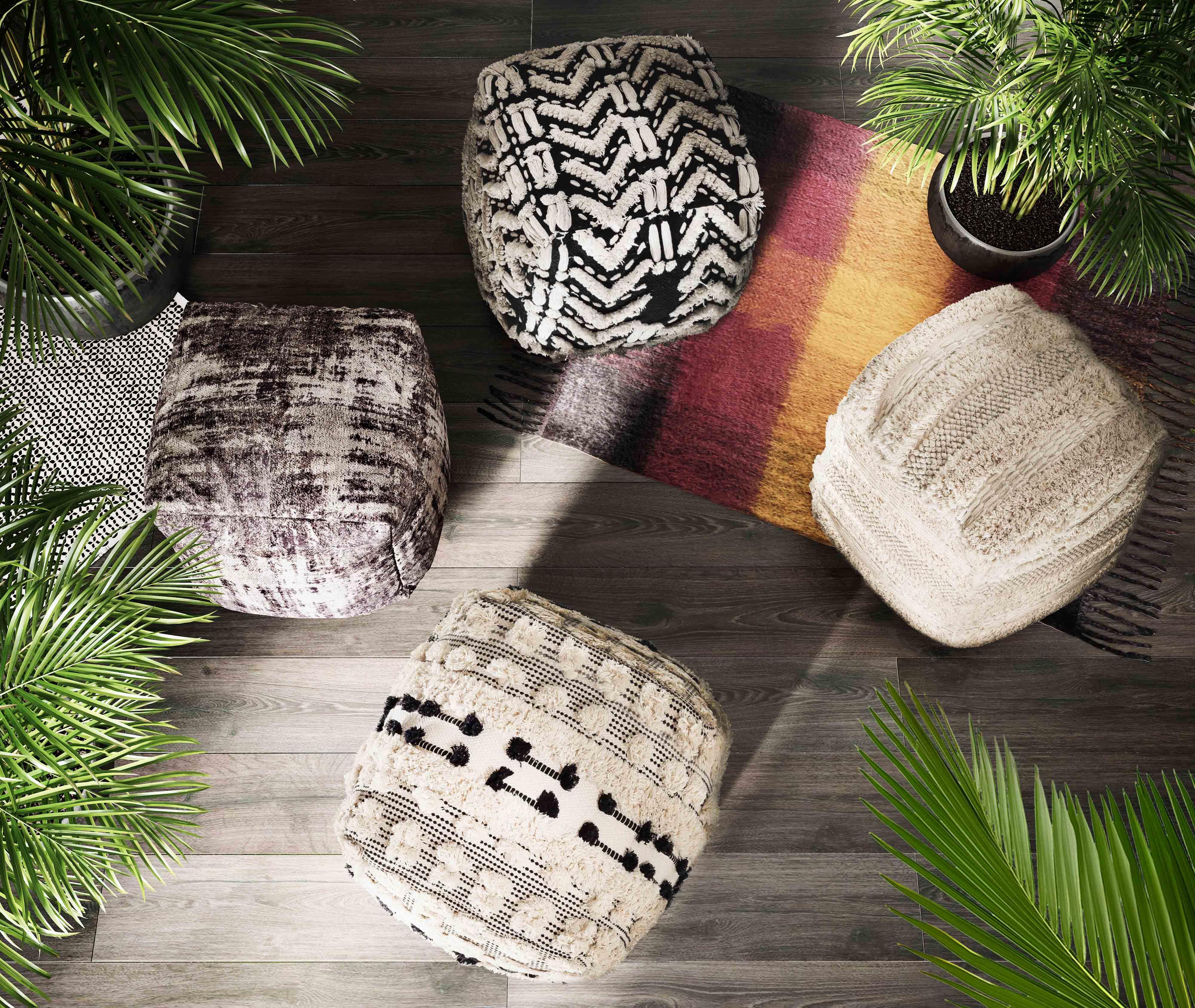 Yorba Cotton Pouf