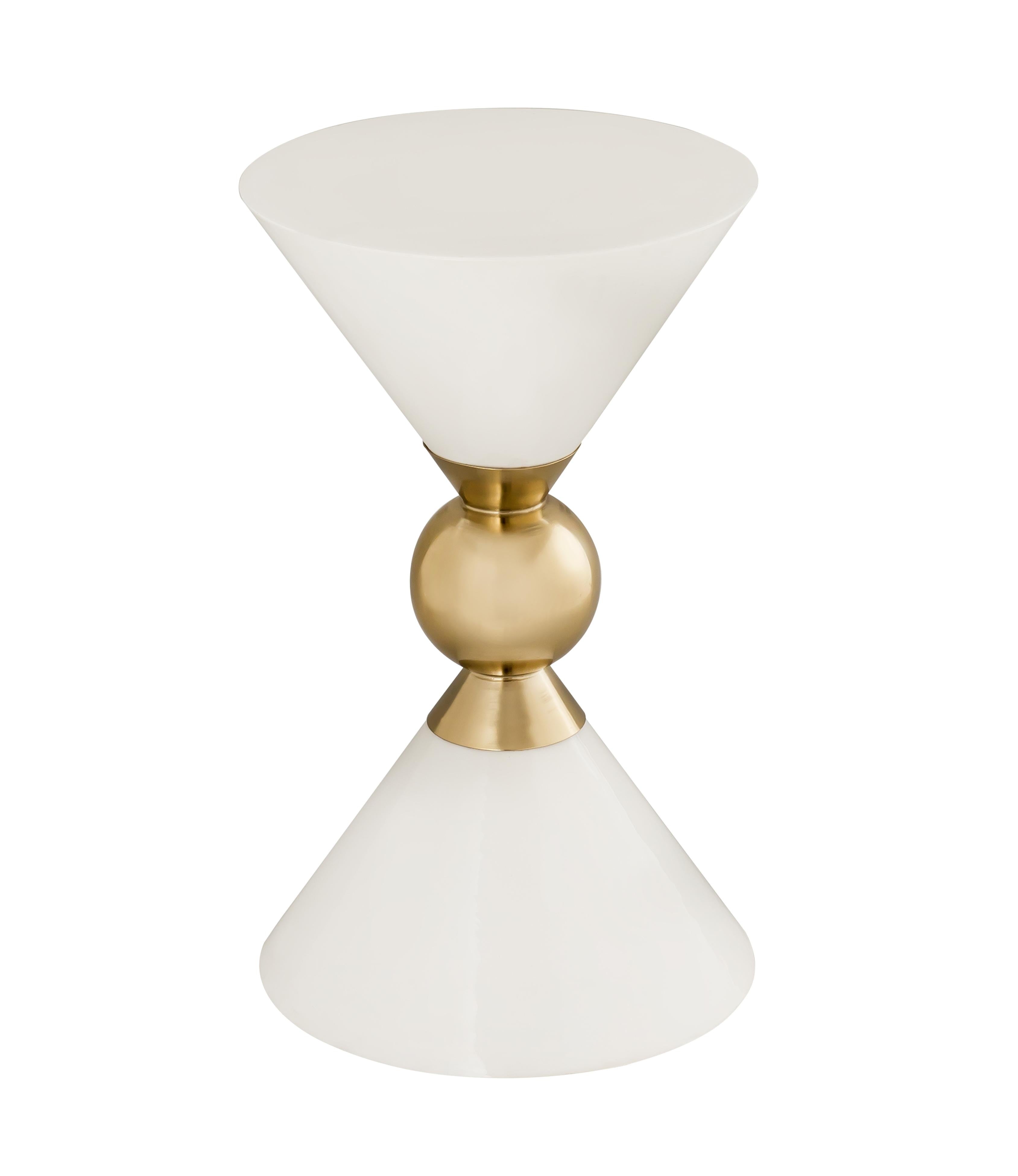 Balhi White Side Table - UK