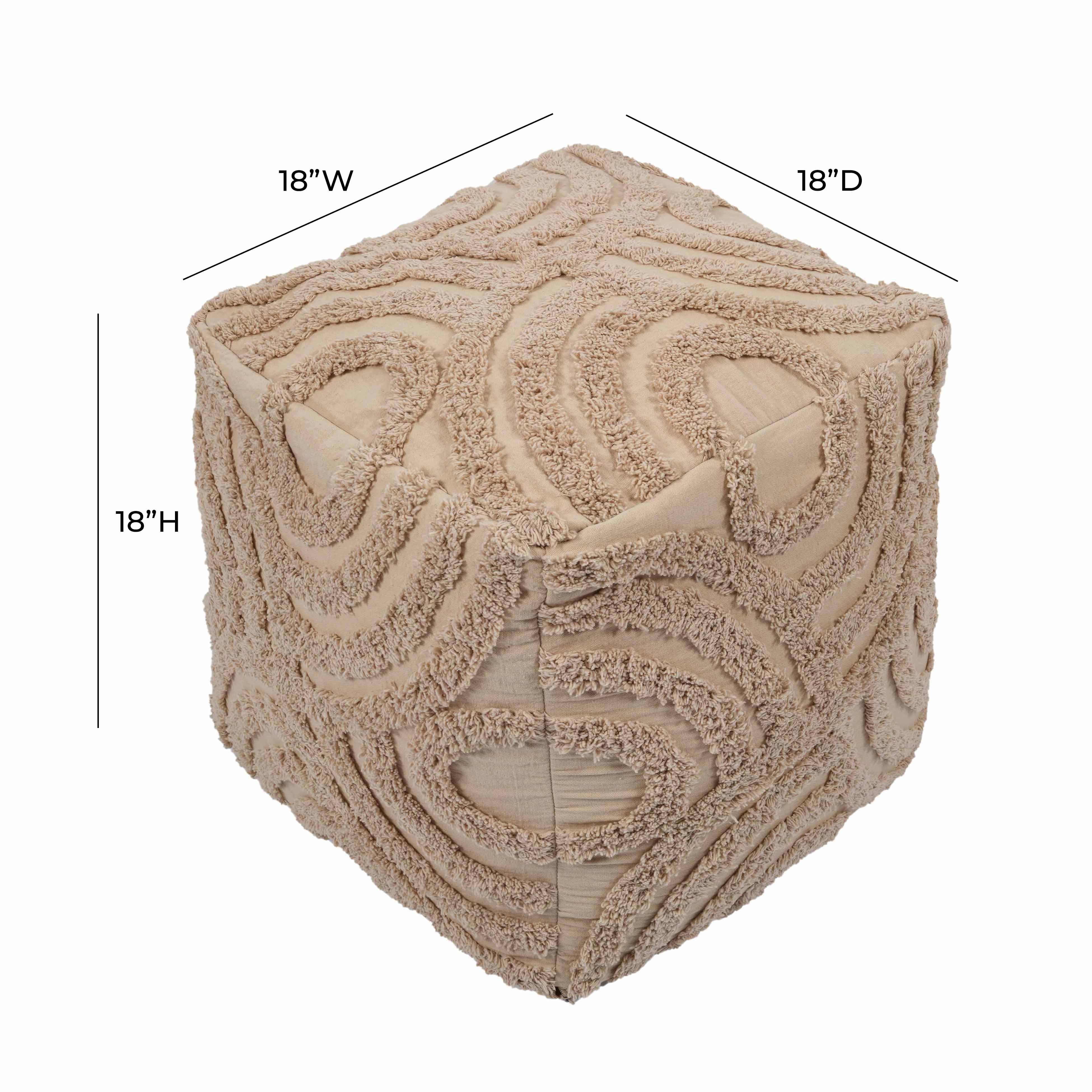 Miranda Knitted Pouf