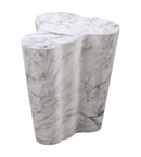 Slab Marble Tall Side Table - UK