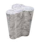 Slab Marble Short Side Table - UK