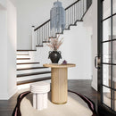 Chelsea Natural Oak Wood Entry Table - UK